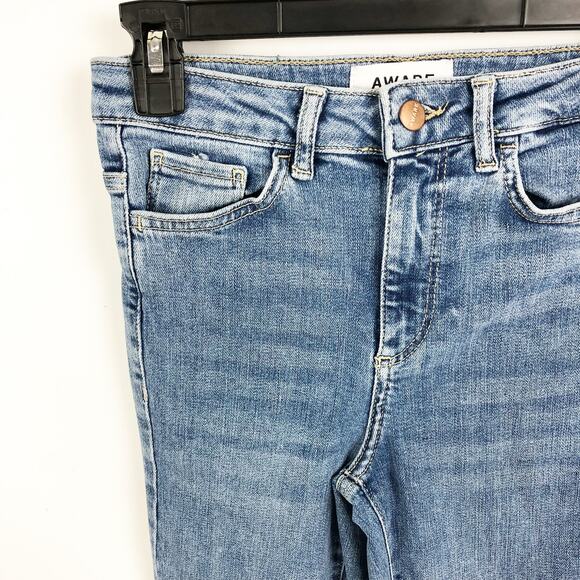 Aware Vero Moda Womens SOPHIA Jeans XS US 2-4 Blue High rise Skinny Fit NWT - Picture 2 of 6